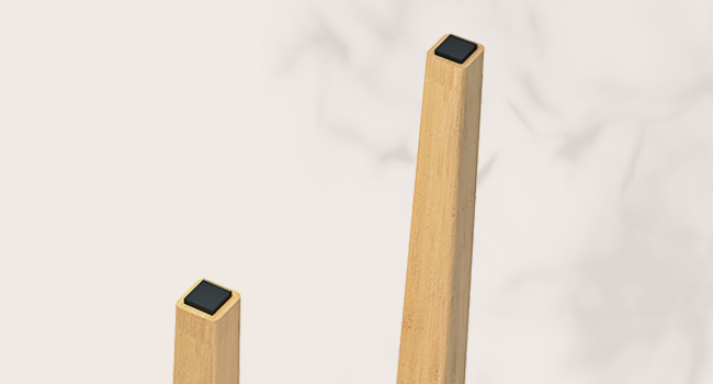 1M Bamboo Dining Bench, Natural Wood Kitchen Bench, Sturdy Wooden Entryway Bench, Suitable for Living Room, Hallway, Bedroom & Bathroom