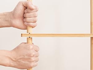 HOOBRO Corner Shelf Stand, 5-Tier Bamboo Corner Bookshelf, Plant Display Shelf, Corner Bookcase, Multipurpose Shelving Unit for Small Space, Living Room, Easy Assembly, Natural