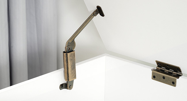 Coffre de rangement HOOBRO, 39.3" Coffre jouet avec tiroir, Banc de rangement en bois, Supports de banc d