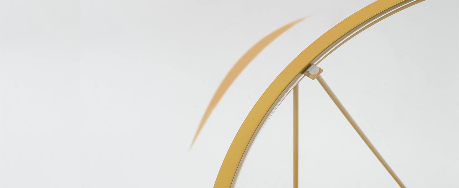 mesa de café, mesa de café de vidro dourado para sala de estar, 27.6" mesa de centro redonda, 1 Tabela central da camada, estrutura de metal, Design hexagonal, Para um pequeno espaço, Sala de recepção, apartamento, dourado