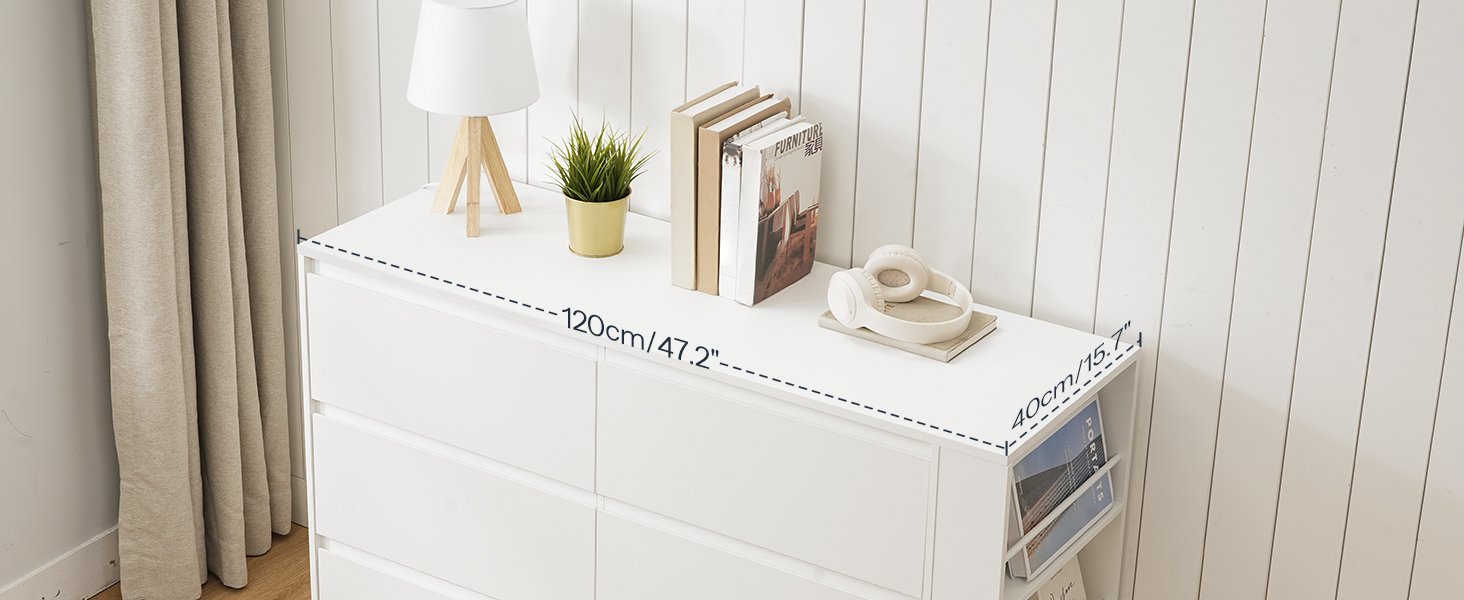 Hrudník zásuvek pro ložnici