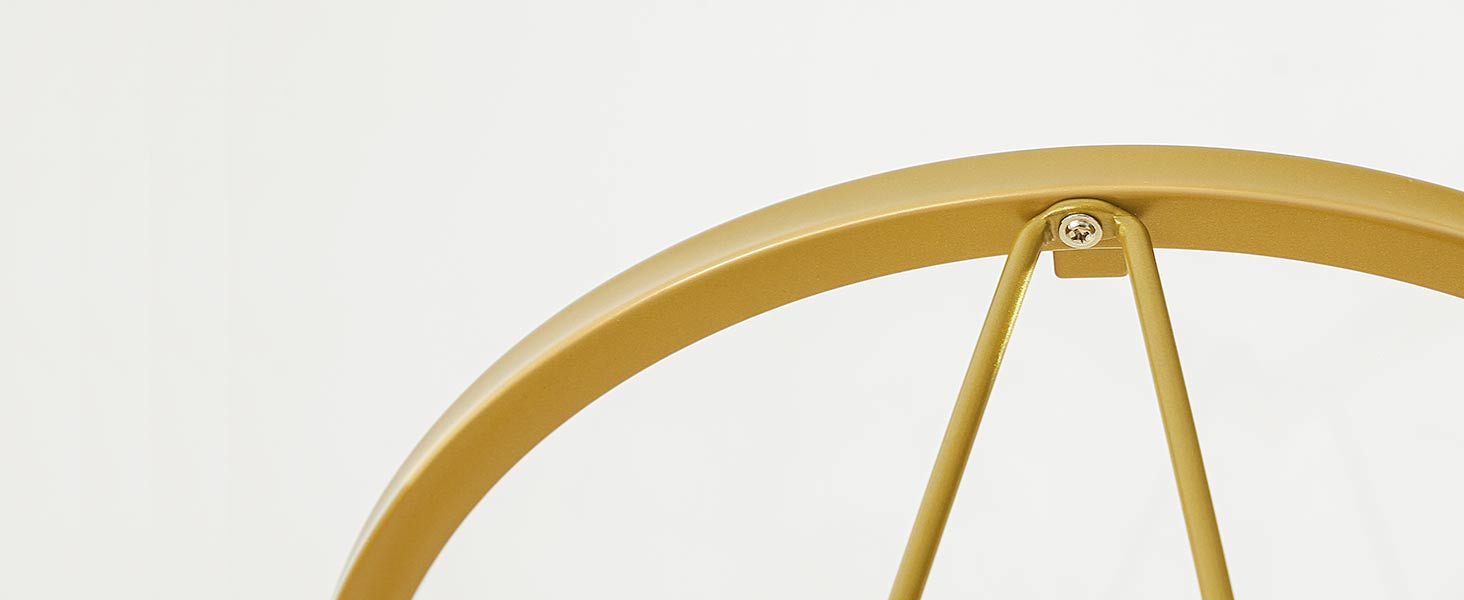 mesa de café, mesa de café de vidro dourado para sala de estar, 27.6" mesa de centro redonda, 1 Tabela central da camada, estrutura de metal, Design hexagonal, Para um pequeno espaço, Sala de recepção, apartamento, dourado