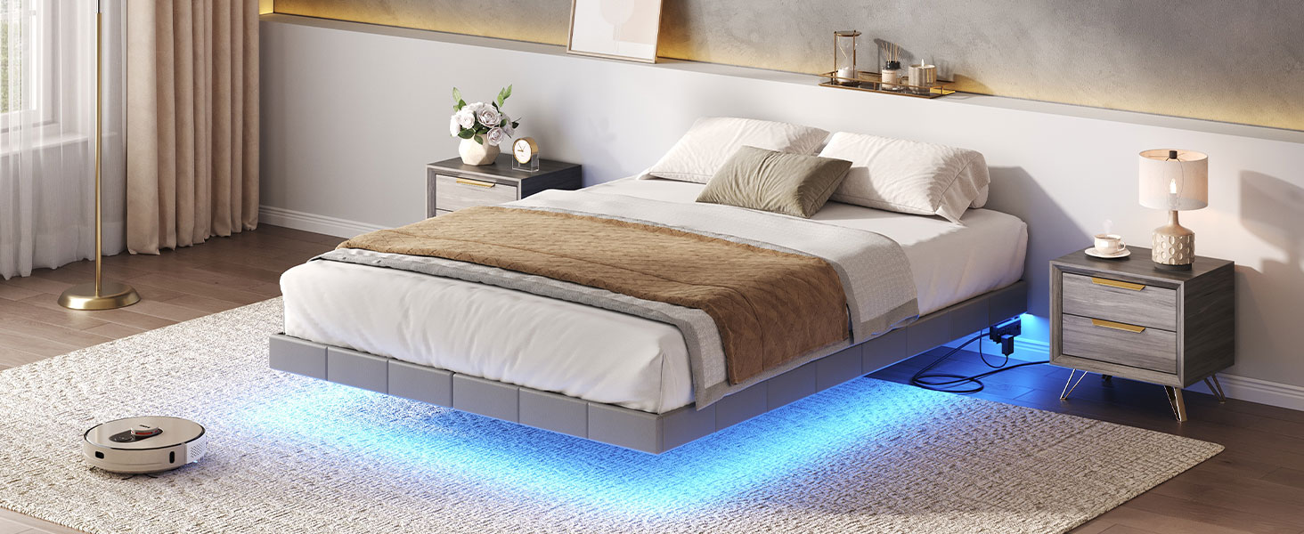 Floating Bed Frame full Size