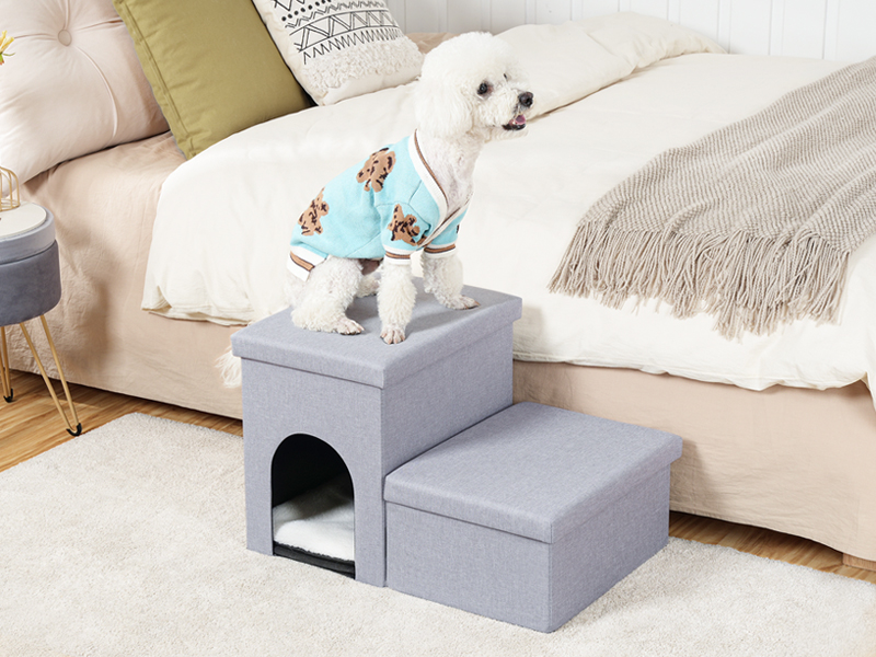 schody dla psów do wysokich łóżek