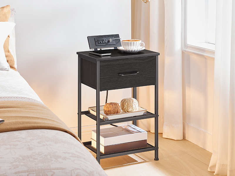Nightstand with charging station