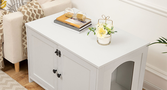 Enclos pour bac à litière