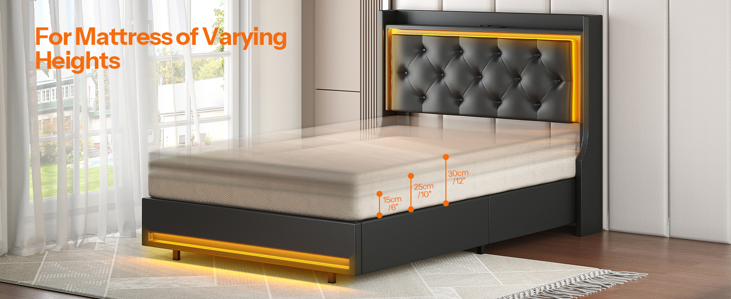 struttura letto doppia