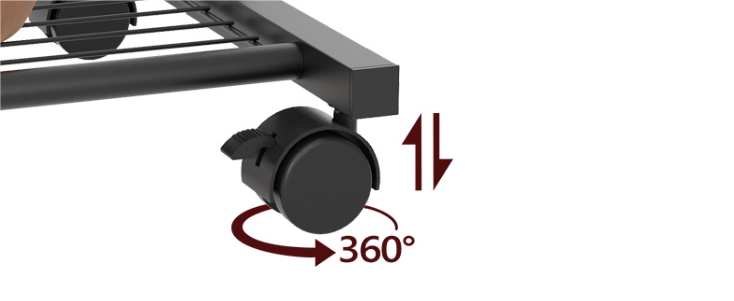 stojak na ubrania z kółkami, 39 Calowy stojak na odzież, ROLLING SATHENT RACK do wiszących ubrań, z półką do przechowywania siatki, 110 Pojemność obciążenia LB, do sypialni, pralnia, czarny