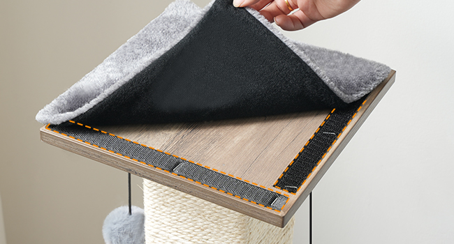 28.3" Ψηλή δημοσίευση γρατζουνιών γάτας, ΚΑΤΑΡΤΗΜΑΤΑ ΣΥΓΓΡΑΦΕΣ ΓΙΑ ΕΝΩΣΕΙΣ Γάτες, Sisal Cat scratcher πύργος με κρέμα μπάλα για μεγάλες γάτες, Ψηλά έπιπλα γρατσουνίζει τη δραστηριότητα της γάτας, ελληνικά