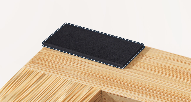 Tavolo finale di bambù