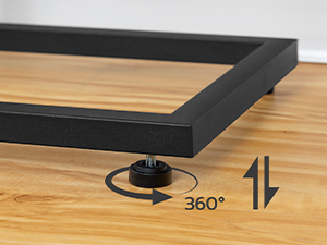 Table de bout en forme de C avec station de recharge, Table d'appoint de canapé avec sac de rangement, Table d'appoint Snack pour petits espaces, Armature en métal, pour le salon, Chambre à coucher, Brun rustique et noir