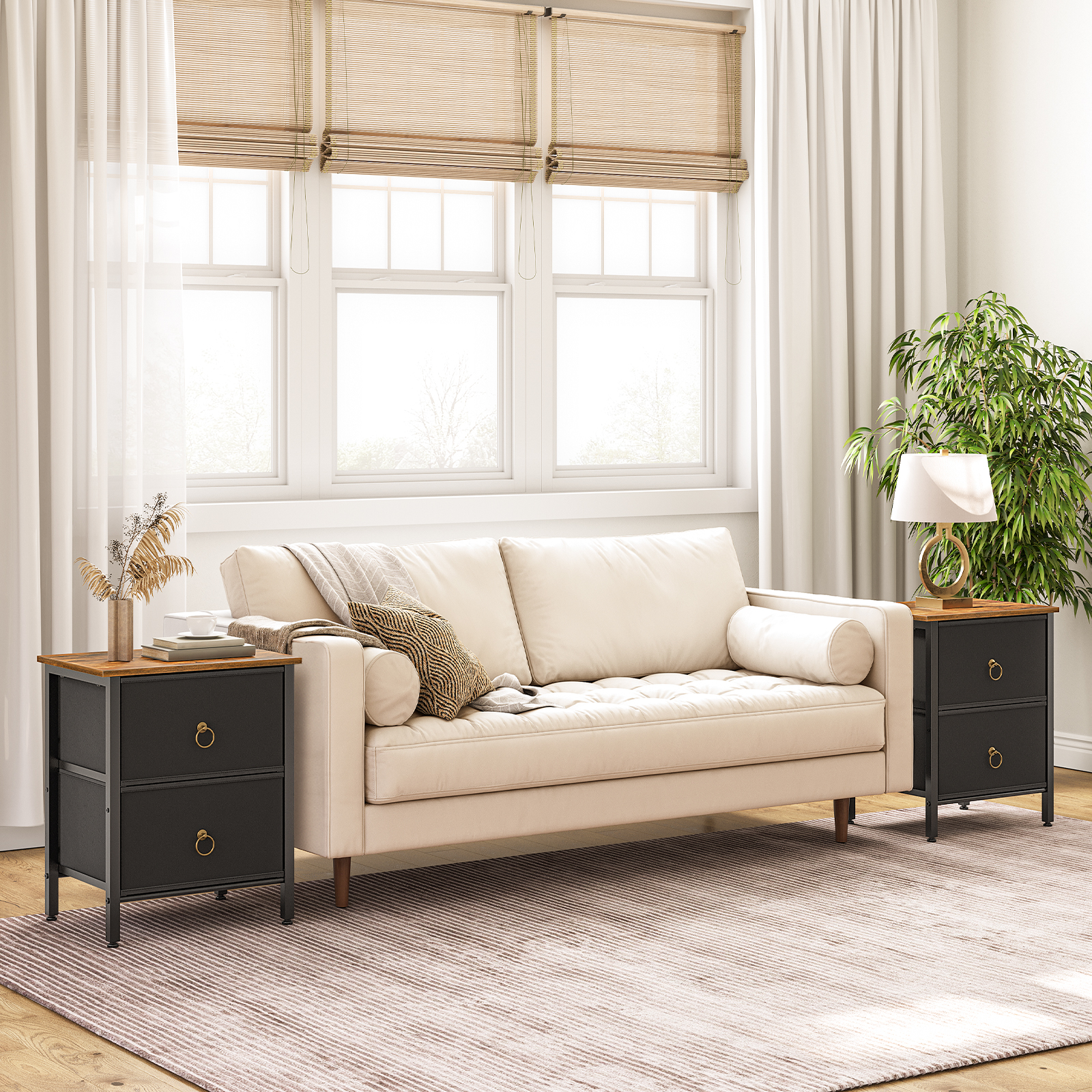 Mesita de noche con cajón