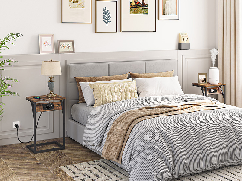 Mesa lateral en forma de C