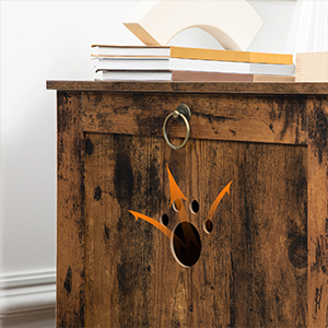 أثاث صندوق القمامة القط