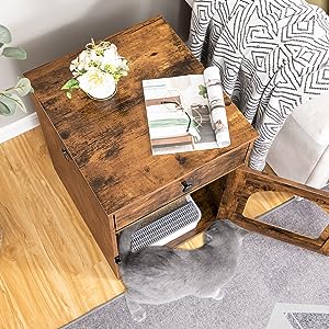 خزانة صندوق فضلات القطط