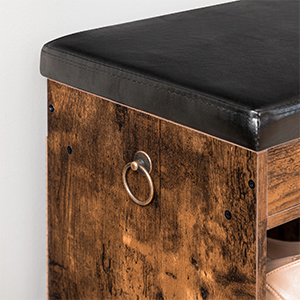 shoe rack with storage space