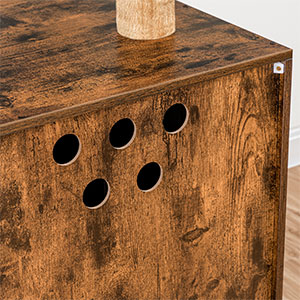 enclos pour bac à litière