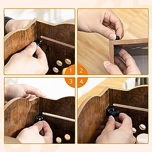 cat litter box enclosure