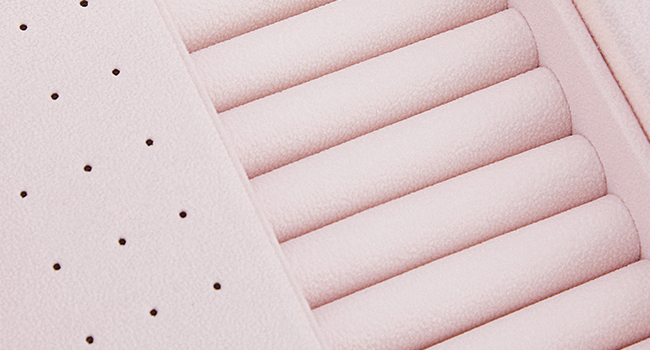 Šperky se skleněným oknem, Organizátor šperků s velkou kapacitou, Úložiště šperků, Přenosný organizátor organizátoru šperků, Moderní styl, Bílé a lehké zlato