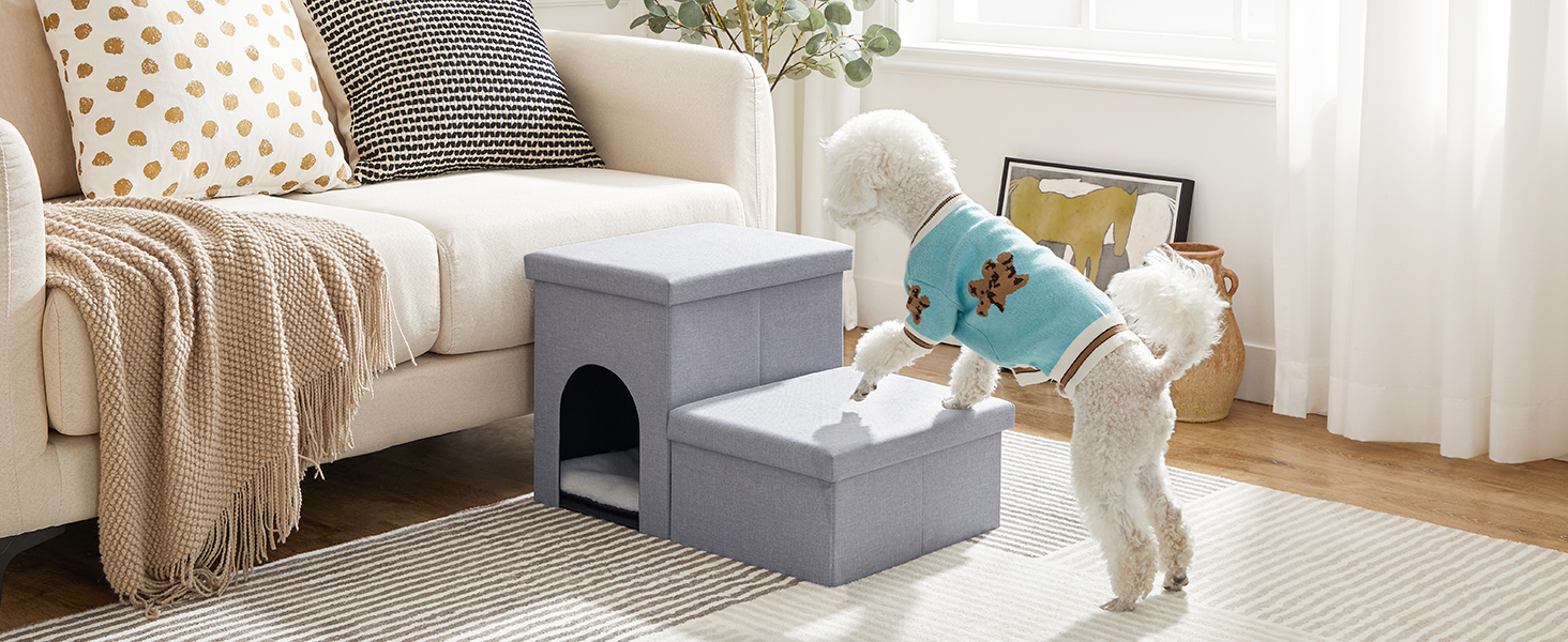 schody dla psów do wysokich łóżek