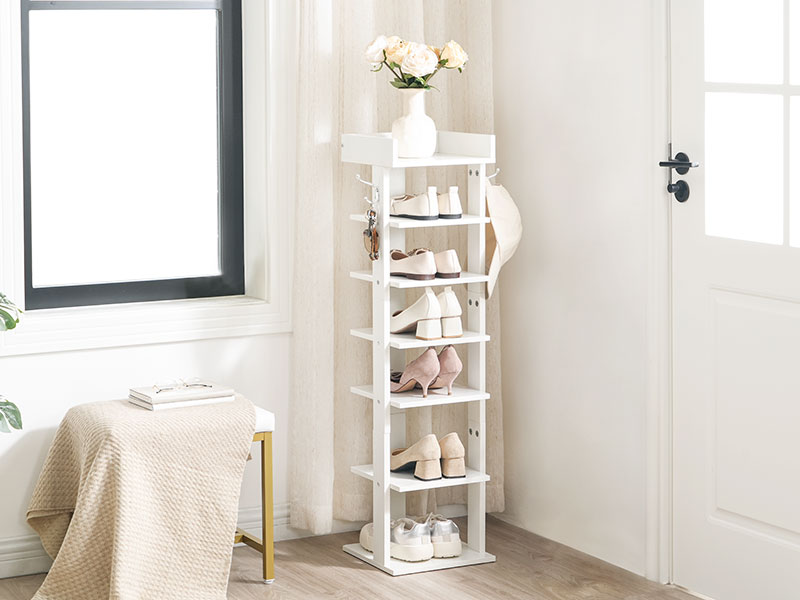 dikey ayakkabı rafı