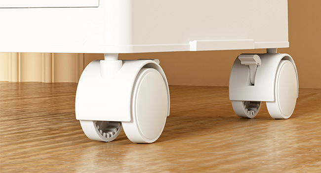 11 Gal plastové zásobníky s víky, 4 Balíčky skládací stohovatelné úložné koše s dveřmi a koly, Slovatelné organizátory úložných boxů a úložné kontejnery, Bílý