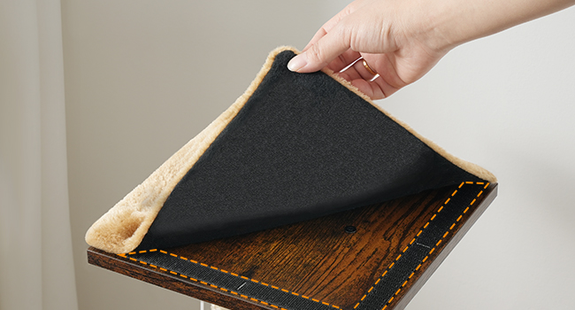 Posta di graffi per gatti per gatti interni, 28.3" Tiragraffi per gatti alti, Tiragraffi per gatti in Sisal con palline nascoste per gatti di taglia grande, Tiragraffi per gatti con attività di graffio per mobili alti, Marrone rustico