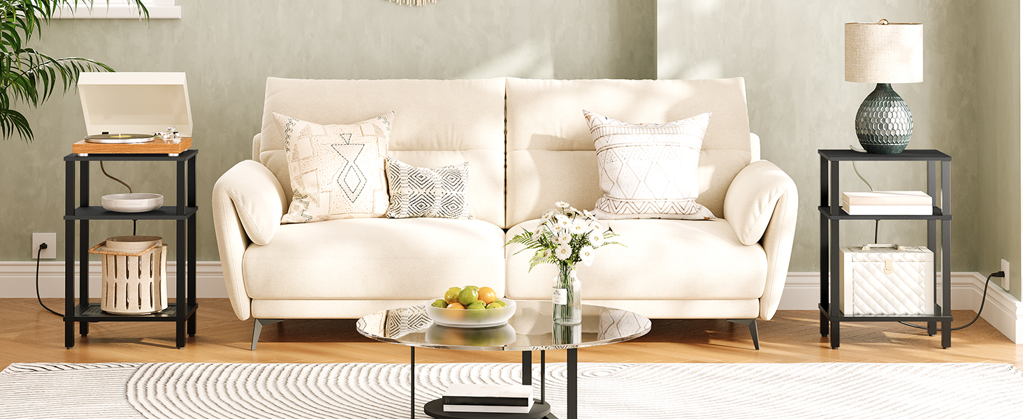 Koncový stôl s nabíjacou stanicou