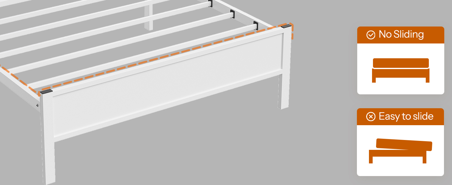 Końce łóżka zatrzymuje się