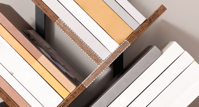 bibliothèque en forme d'arbre, 9-étagères en bois de bibliothèque de niveau, Rack de rangement debout au sol, pour l'affichage des CD, Livres dans le salon, bureau à domicile, Rack de rangement en bois pour chambre à coucher, marron rustique