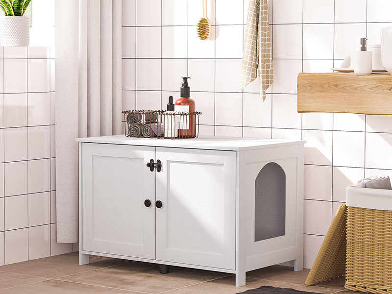 Enclos pour bac à litière