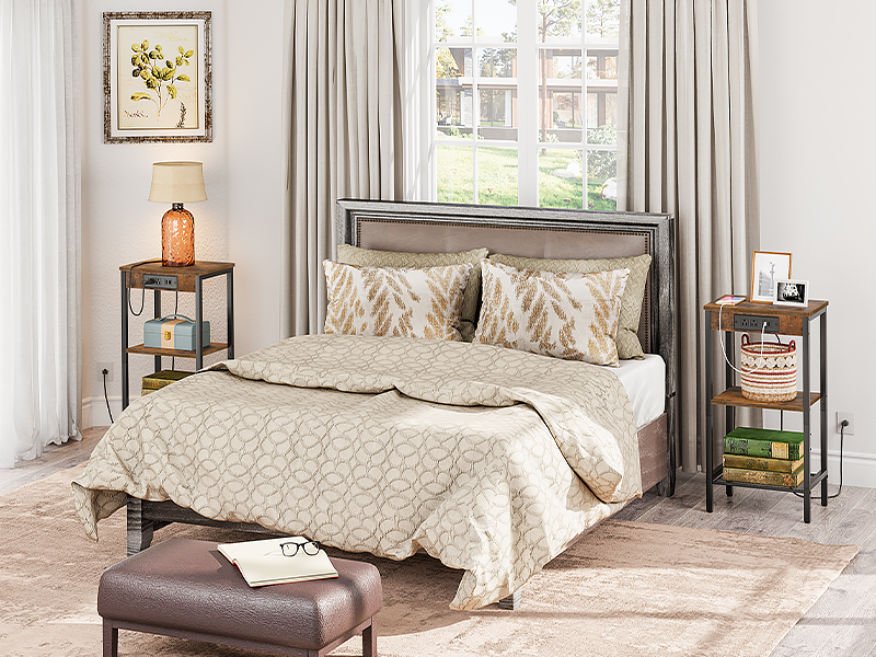 tall nightstand with charging station bf09udh01