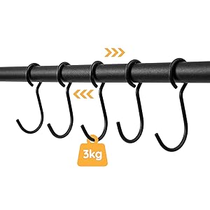 Ketowa drabina, wieszak na ręczniki, 5-półka drabiny warstwy, dekoracyjny szaf, 5 haczyki, Pusta trzyma, Stojak na łazienkę, czarny