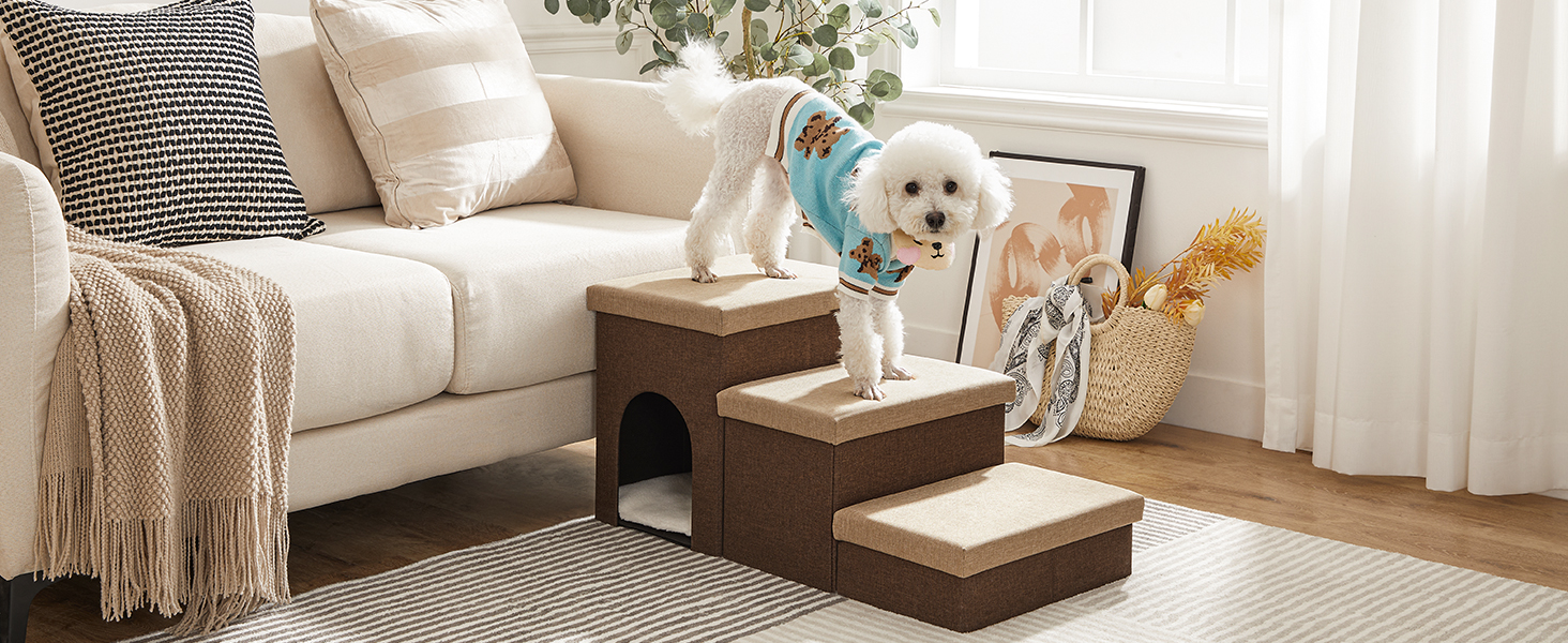 escalier pour chien pour lits hauts