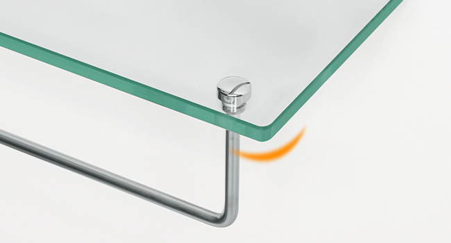 Mensole da bagno in vetro