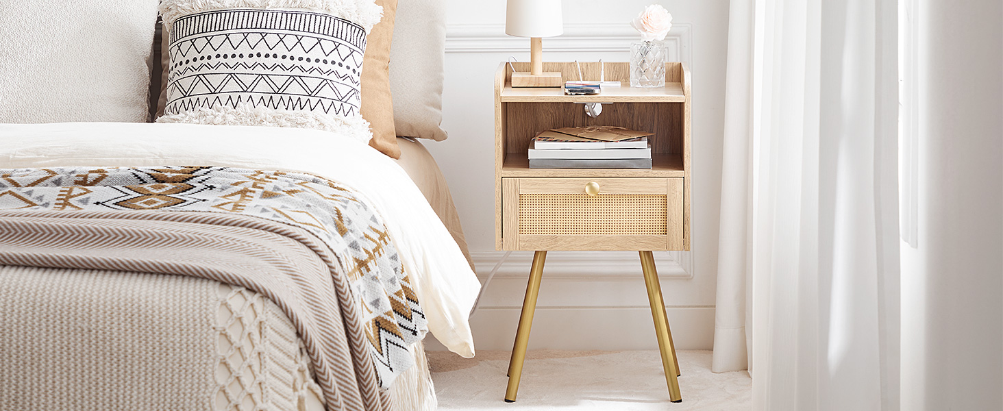 table d'appoint avec station de recharge