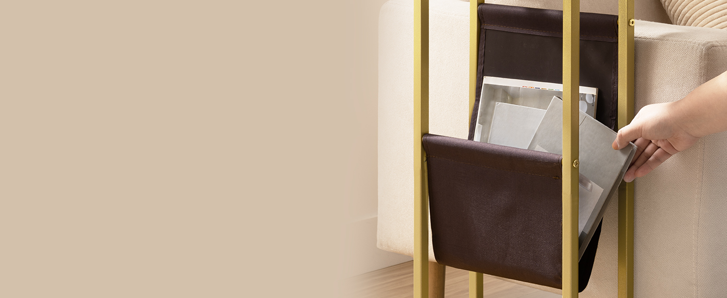 طاولة نهاية على شكل C, طاولات جانبية صغيرة للأريكة والسرير, طاولة تلفزيون بإطار معدني, طاولة الوجبات الخفيفة من الزجاج المقسى للمساحات الصغيرة, غرفة الجلوس, غرفة نوم, تجميع سهل, ذهب