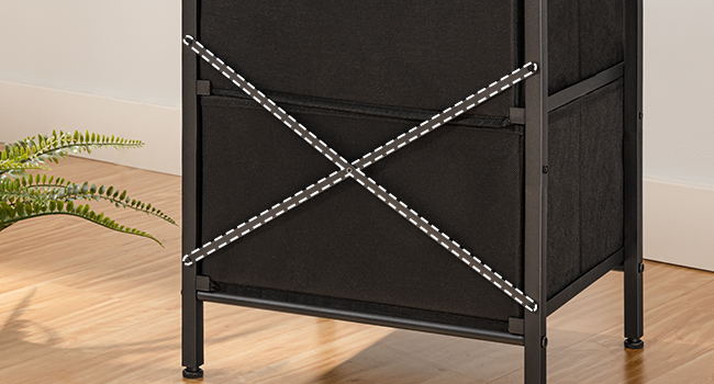 Mesita de noche con cajón