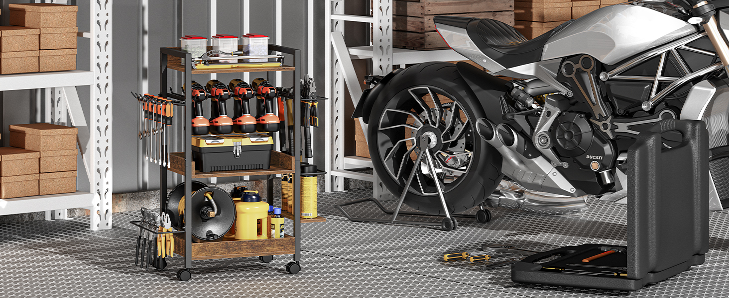 organisateur d'outils roulants