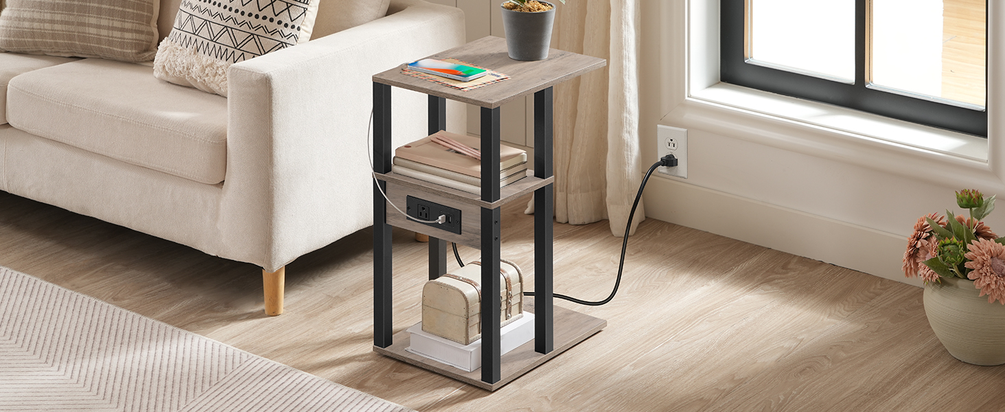 طاولة نهاية على شكل C