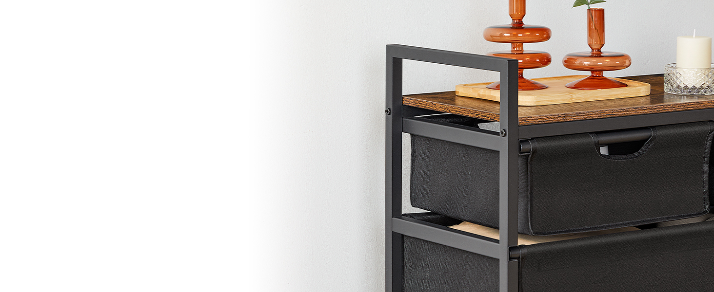 pralnia z wózkiem z 3 kosze na pranie, 28.7 gal (109l), Sorter pralni 3 przedział, Wyciągnij i zdejmowane torby na pranie, sypialnia, łazienka, pralnia, rustykalny brąz i czarny