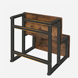 البراز خطوة الطفل, البراز Studler Stool, أطفال تدريب القعادة براز خشبي, للحمام, مطبخ, غرفة نوم, قوي ومستقر, بني ريفي