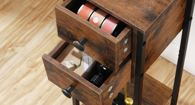 Telephone Table with 2 Drawers