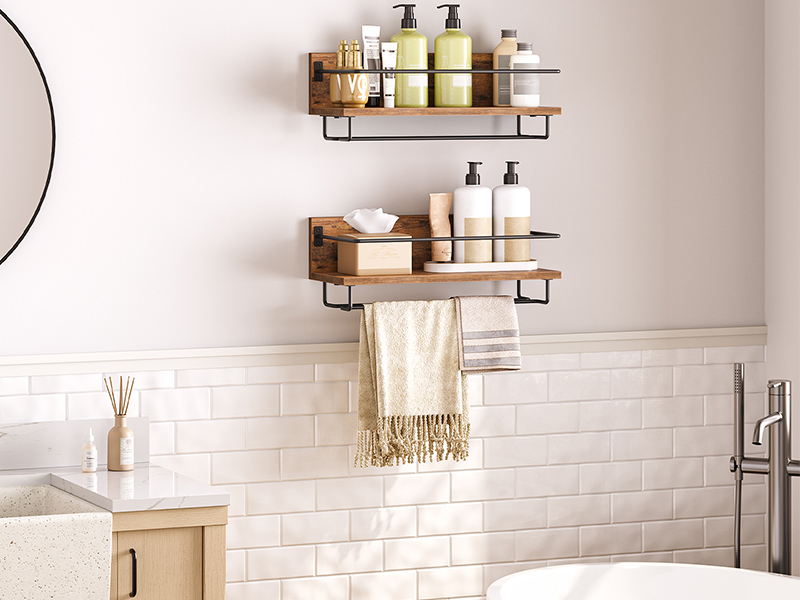 półki na wino montowane do ściany 