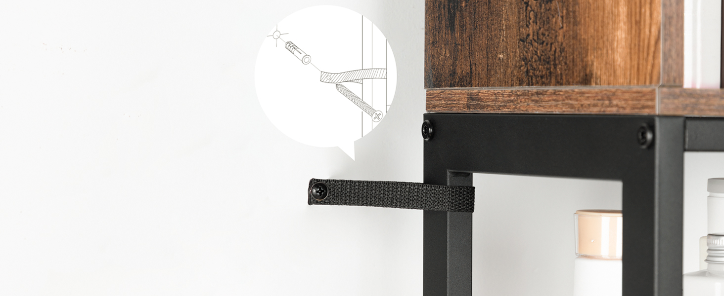 over the toilet storage