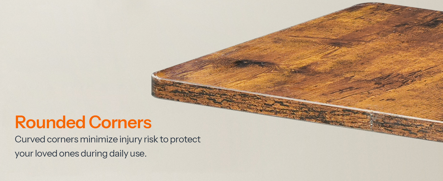 angoli arrotondati per tavolo