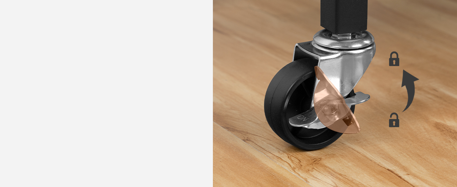 wasmand, wassorder 3 sectie, wasmand met wielen, 3 X 10.5 meid (39.8l), rollende kar, Uittrekbare en verwijderbare wasserijtassen Oxford Fabric, Rustiek bruin en zwart