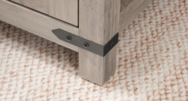 endebord med ladestasjon