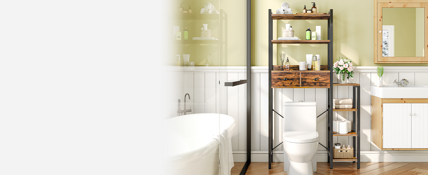 boven de toiletberging