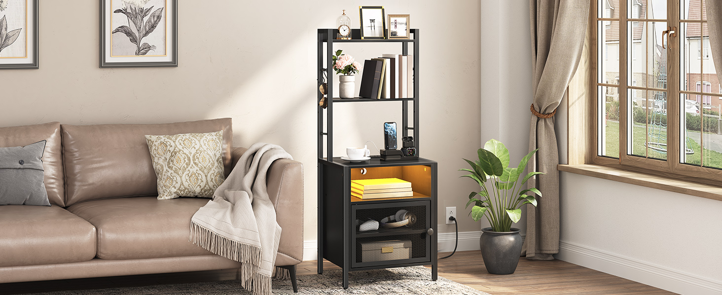 Beistelltisch mit Ladestation